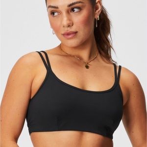 Fabletics Low Impact Cross-Back Bra Black Small